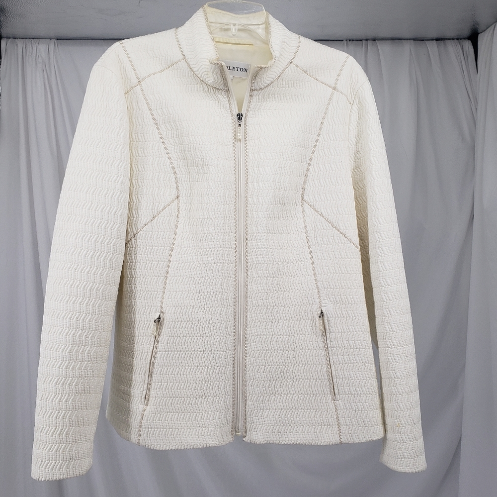 Pendleton Women's Quilted Zig Zag Jacket High Col… - image 1